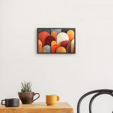 Photoboard (gerahmt) | Abstrakte Terrakotta-Formen 1