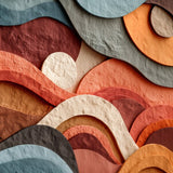 Poster ab 15 EUR | Abstrakte Terrakotta-Formen 2