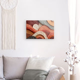 Leinwand - Stärke 4cm | Abstrakte Terrakotta-Formen 2