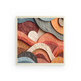 Photoboard (gerahmt) | Abstrakte Terrakotta-Formen 2