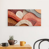 Alu Dibond (matt) | Abstrakte Terrakotta-Formen 2