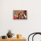 Photoboard (gerahmt) | Abstrakte Terrakotta-Formen 3