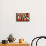 Photoboard (gerahmt) | Abstrakte Terrakotta-Formen 3