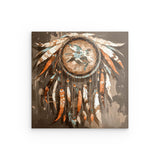 Acrylglas | Boho Traumfänger in Herbstfarben (dunkel)