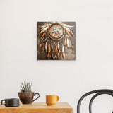 Acrylglas | Boho Traumfänger in Herbstfarben (dunkel)