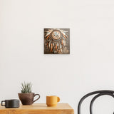 Photoboard / Hartschaum | Boho Traumfänger in Herbstfarben (dunkel)