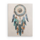 Alu Dibond (matt) | Boho Traumfänger in Herbstfarben (hell)