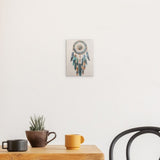 Alu Dibond (matt) | Boho Traumfänger in Herbstfarben (hell)