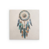 Alu Dibond (matt) | Boho Traumfänger in Herbstfarben (hell)