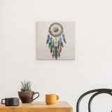 Alu Dibond (matt) | Boho Traumfänger in Herbstfarben (hell)