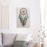 Alu Dibond (matt) | Boho Traumfänger in Herbstfarben (hell)