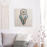 Alu Dibond (matt) | Boho Traumfänger in Herbstfarben (hell)