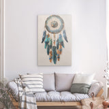 Photoboard / Hartschaum | Boho Traumfänger in Herbstfarben (hell)