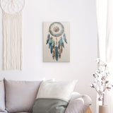 Photoboard / Hartschaum | Boho Traumfänger in Herbstfarben (hell)