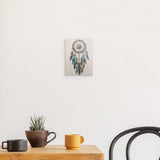 Photoboard / Hartschaum | Boho Traumfänger in Herbstfarben (hell)