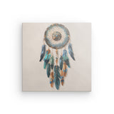 Leinwand - Stärke 2cm | Boho Traumfänger in Herbstfarben (hell)