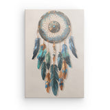 Leinwand - Stärke 2cm | Boho Traumfänger in Herbstfarben (hell)