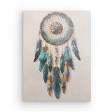 Leinwand - Stärke 2cm | Boho Traumfänger in Herbstfarben (hell)