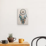 Leinwand - Stärke 2cm | Boho Traumfänger in Herbstfarben (hell)