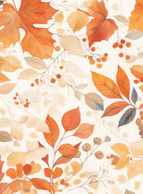 Photoboard (gerahmt) | Blättercollage 1 (hoch)