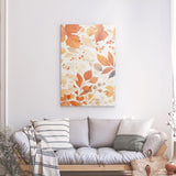 Alu Dibond (matt) | Blättercollage 1 (hoch)