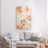 Leinwand - Stärke 4cm | Blättercollage 1 (hoch)