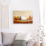 Leinwand - Stärke 4cm | Retro Herbstwald 1