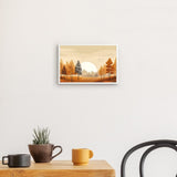 Photoboard (gerahmt) | Retro Herbstwald 1