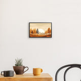 Photoboard (gerahmt) | Retro Herbstwald 1