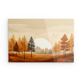 Acrylglas | Retro Herbstwald 1