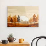 Acrylglas | Retro Herbstwald 1