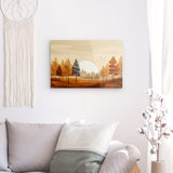 Acrylglas auf Alu-Dibond | Retro Herbstwald 1