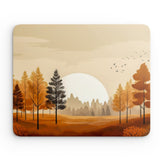 Mauspad | Retro Herbstwald 1