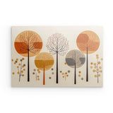 Photoboard / Hartschaum | Retro Herbstwald 2