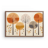 Photoboard (gerahmt) | Retro Herbstwald 2