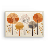 Photoboard (gerahmt) | Retro Herbstwald 2