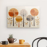 Acrylglas auf Alu-Dibond | Retro Herbstwald 2