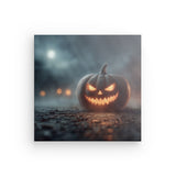 Leinwand - Stärke 2cm | Mystischer Kürbis im Nebel 1