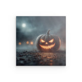 Photoboard / Hartschaum | Mystischer Kürbis im Nebel 1