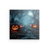 Photoboard / Hartschaum | Mystischer Kürbis im Nebel 2