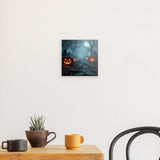 Photoboard / Hartschaum | Mystischer Kürbis im Nebel 2