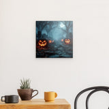 Photoboard / Hartschaum | Mystischer Kürbis im Nebel 2