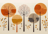 Poster ab 15 EUR | Retro Herbstwald 2