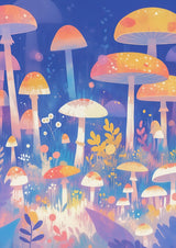 Poster ab 15 EUR | Märchenhafter Pilzwald