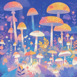 Photoboard (gerahmt) | Märchenhafter Pilzwald