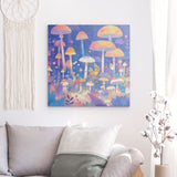 Alu Dibond (matt) | Märchenhafter Pilzwald