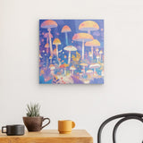 Acrylglas auf Alu-Dibond | Märchenhafter Pilzwald