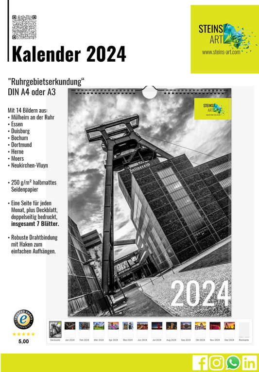 Kalender 2024 "Ruhrgebietserkundung"