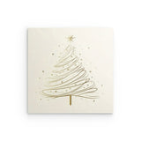 Photoboard / Hartschaum | Funkelnde Schwünge - Minimalistischer Weihnachtsbaum