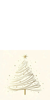 Plüschkissen (Weiss) | Funkelnde Schwünge - Minimalistischer Weihnachtsbaum